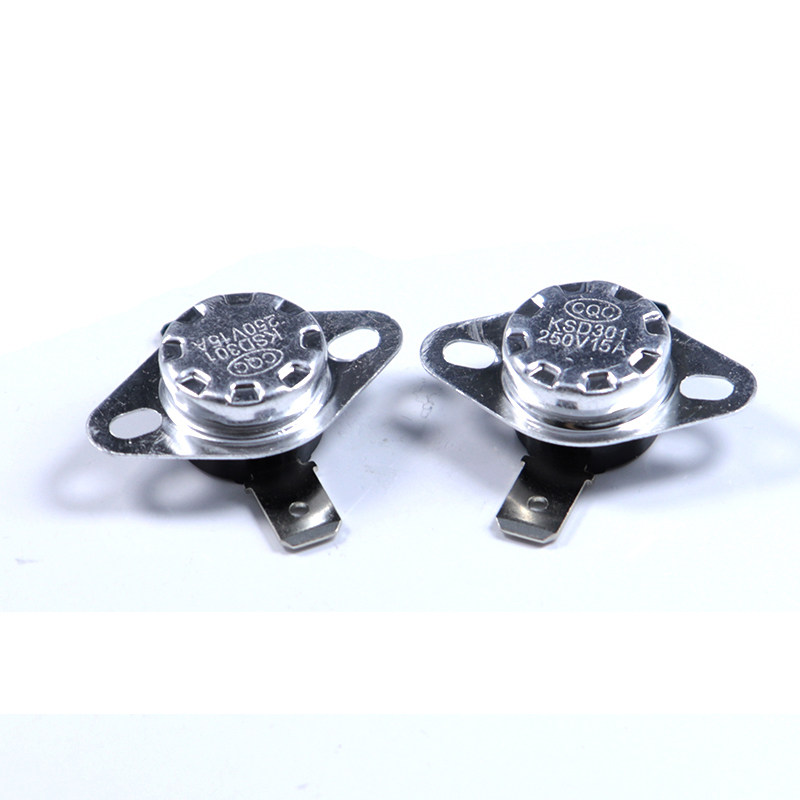 KSD301温控开关15A250V固定扣温控器 烧水壶饮水机消毒柜40-150度