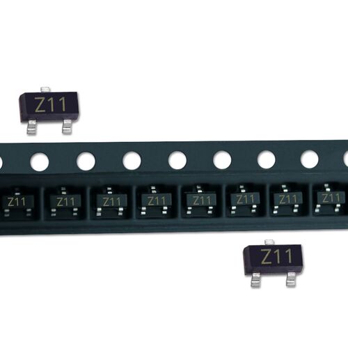 贴片稳压二极管BZX84C2V4 BZX84-C2V4 Z11 2.4V SOT-23 (100个)