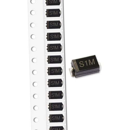 贴片整流二极管S1M 1N4007 SMA DO-214AC 1A/1000V 拍一件=100个