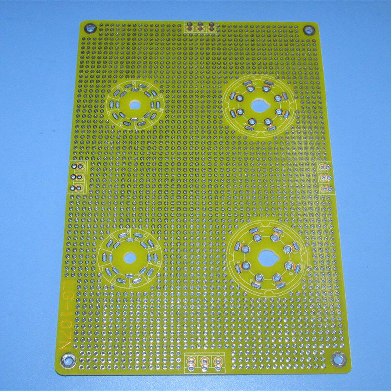 可装2个7脚/9脚2个4P1S万能板洞洞板 适合8脚电子管制作LG107G