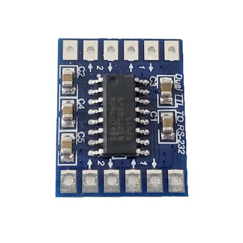 TTL/RS-232电平互转串口电平转换单双路RS232贴片直插MAX232模块
