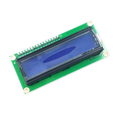 LCD1602液晶显示屏 蓝屏/黄绿屏 5V 3.3V焊排针排母1602A模块模组