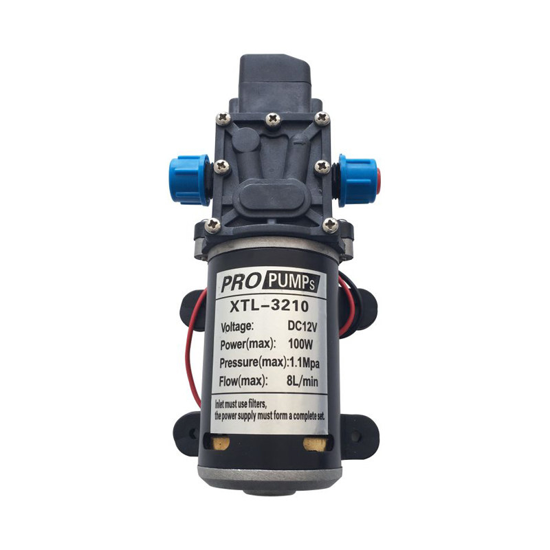 12V24V48V60V100W电动隔膜泵家用打压农用植保机打药喷雾自吸抽水