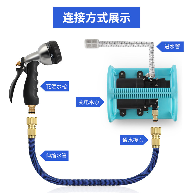 充电式抽水泵水泵浇菜神器浇水机户外洗车浇花水泵家用便携抽水