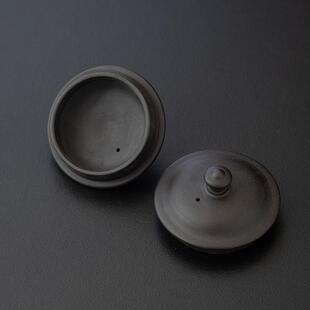 一个的价格半手工紫砂朱红泥茶壶水杯子盖子家用防尘马克杯配件