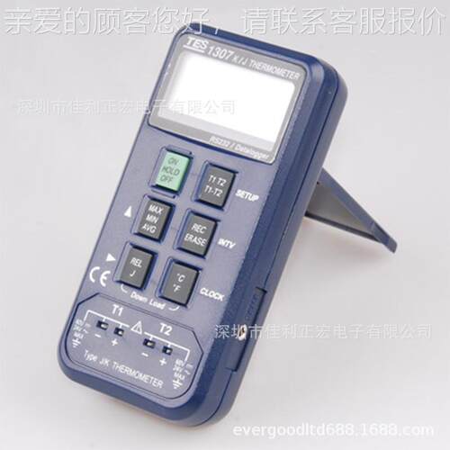 T-1307 /JS 记E忆式温度表 泰596K仕温度表热电偶温度表 含探头