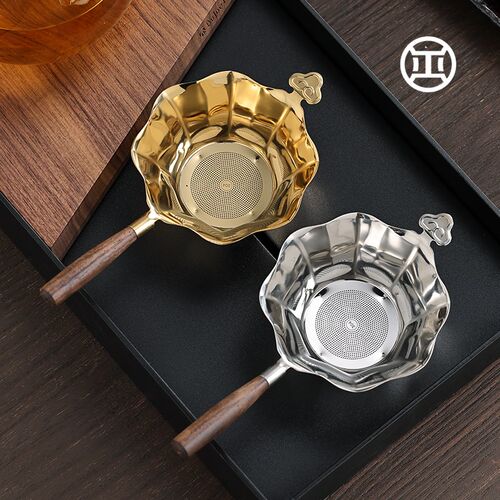 纯正304茶漏不锈钢茶滤茶隔高档泡茶滤网茶叶公杯过滤网器滤茶器