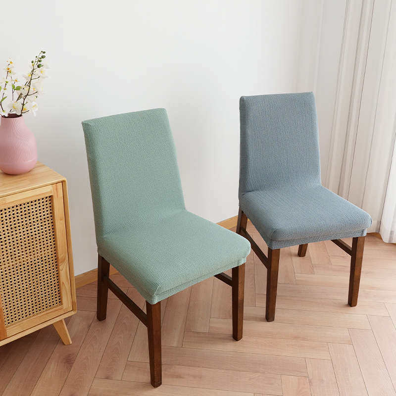 棉麻弹力椅套罩通用简约椅子餐桌加厚现代弧形办公酒店套万能四季