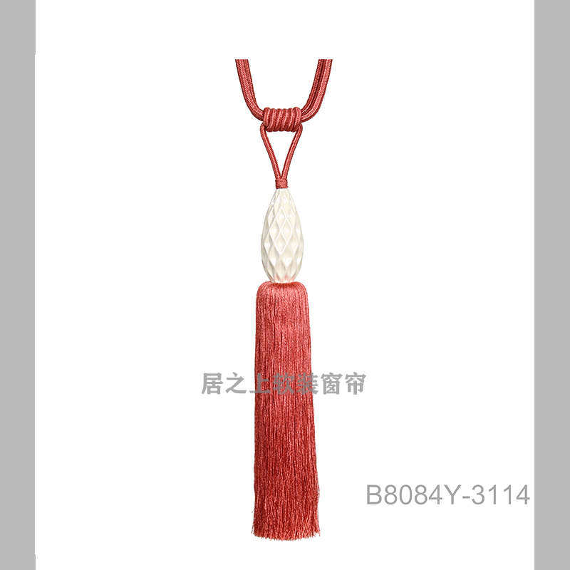 【单支价】新品扣系带窗帘简简约居家绑绳装饰系列窗帘中式绑带奢