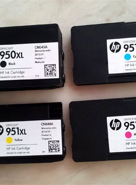 原装hp950XL墨盒950黑色951 8100 8600 8610 251 276DW打印机墨水