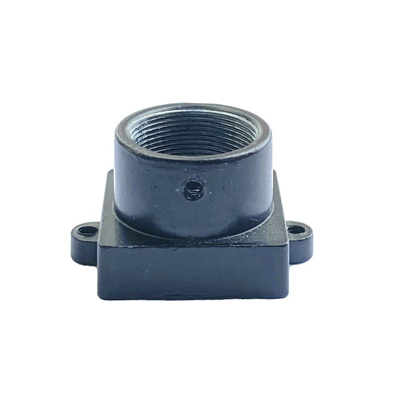 监控M12接口金属镜头座安装座单板机座20mm孔距大底框16mm*16mm