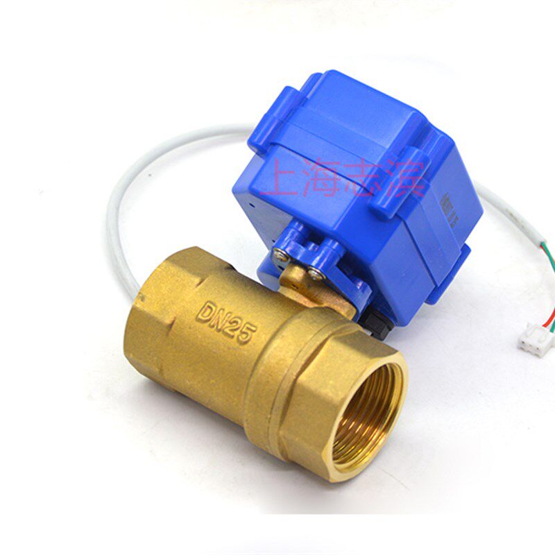 CWX-15Q/N微型电动阀门 电动二通球阀 电磁阀 DC12V24V DN25 1寸