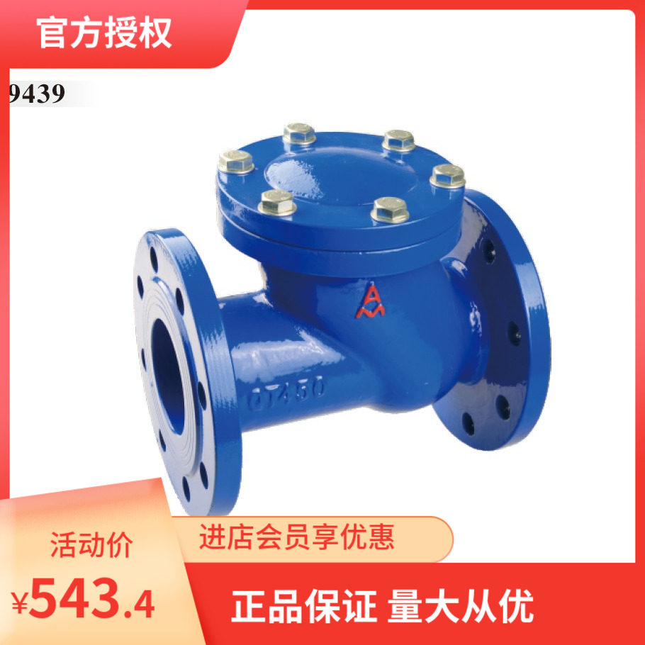 埃美柯9439球形止回阀大流量止回阀污水可用DN50 65 80 100-200