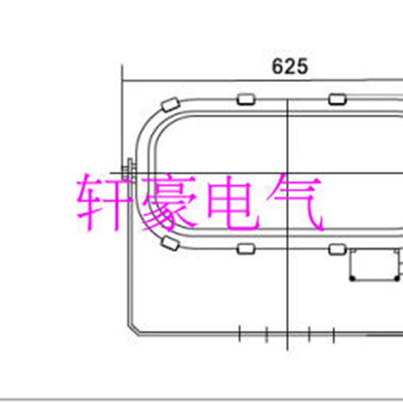 船用灯具 港口码头投光灯 100W投光灯 长度625mm LEG投光灯TG20