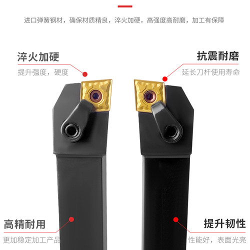 数控车刀杆CNMG1204刀片95度外圆NCLNR2020K12菱形端面机夹刀杆
