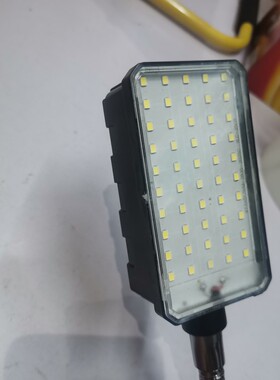 LED机床工作灯强磁高亮防水冲铣车磨床可弯曲方壳机械220V20W台灯