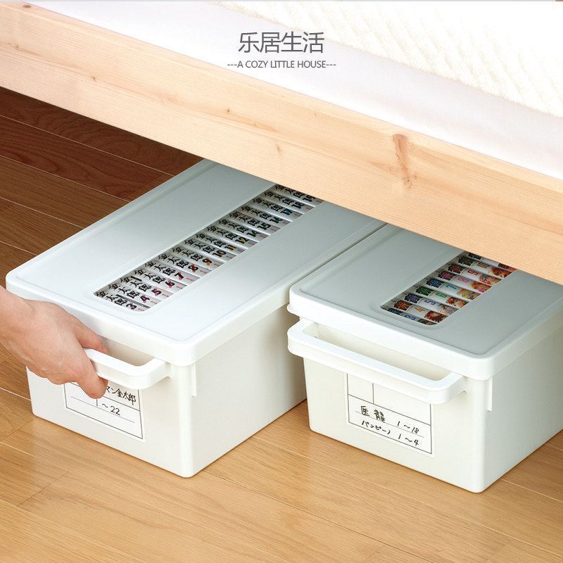 日本进口INOMATA创意光盘收纳盒视窗CD置放箱DVD光盘整理盒碟片盒
