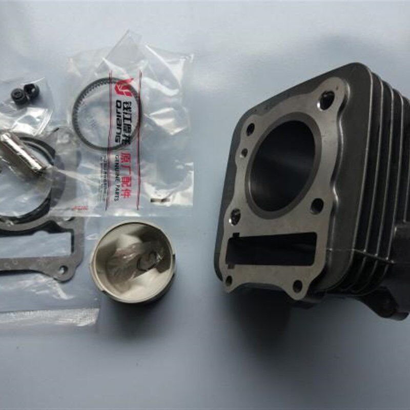 钱江摩托车 钱江龙QJ150-19A-19C套缸 发动机 气缸体 活塞