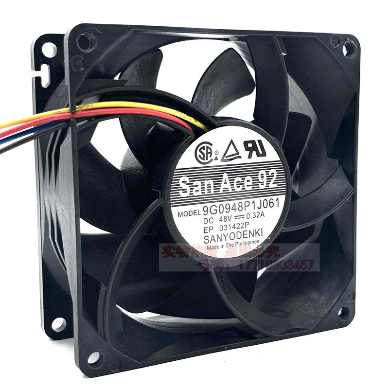 正品 9厘米 9025 48V 0.32A 9G0948P1J061 4线日本三洋 进口风扇