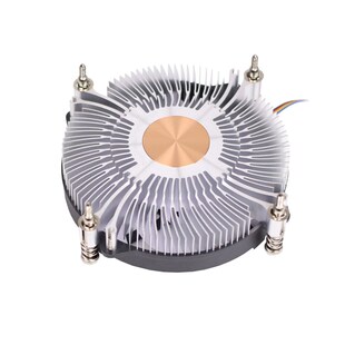 铜芯超薄CPU散热器 静音 HTPC一体机 1150 1U CPU风扇4线温控 AVC