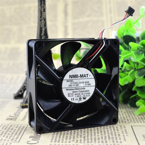 3110KL-05W-B69全新原装日本美培亚8025DC24V轴流散热风机风扇