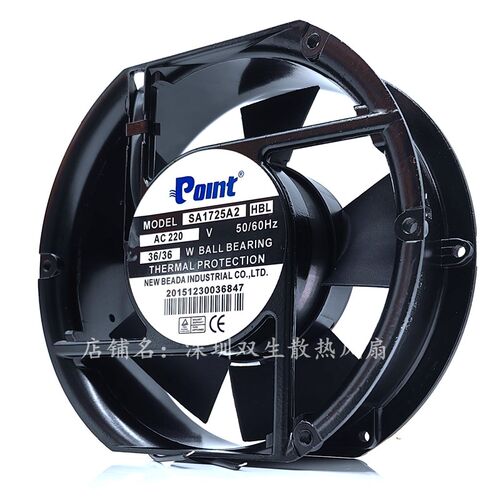 原装Polnt SA1725A2/A1 HBL 220V/110V 50/60HZ 36W 机柜散热风扇