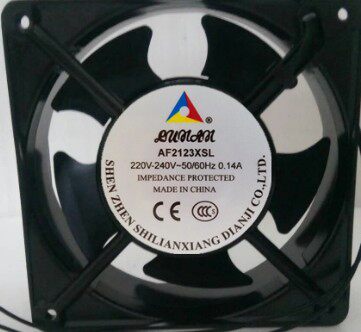 全新正品220V风机12cm厘米12038机柜AF2123XBL/XSL散热风扇机箱