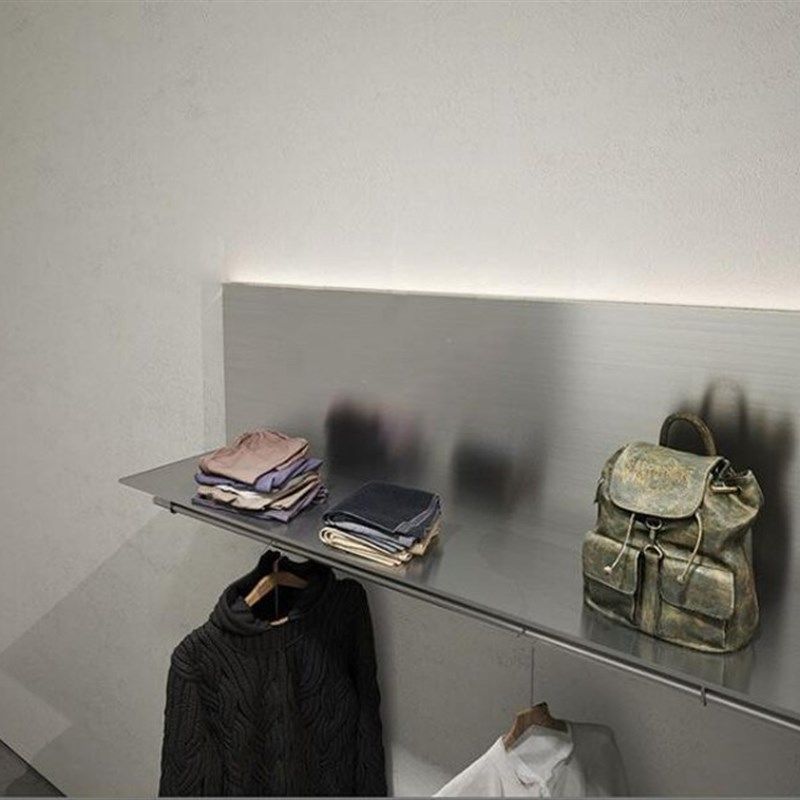 服装店架展示架壁挂式货架店铺装饰包包架女装上墙挂衣架童装架子