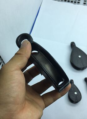 滑轮拉绳 升降塑料绳小滑轮定单起重小滑车铸铁防锈滑轮20-5075mm