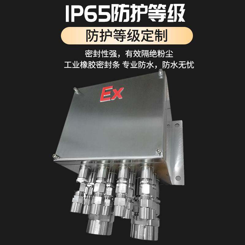 防爆配电箱接线箱模块端子分线空箱监控户外路由器盒不锈钢铝合金
