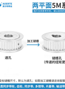 同步带轮 5M12齿 铝合金 12T皮带轮套装组合带宽10/15/20 同步轮