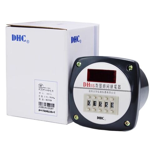温州大华 DH11S 数显时间继电器 正或倒计时0.01s-99h99m延时 DHC