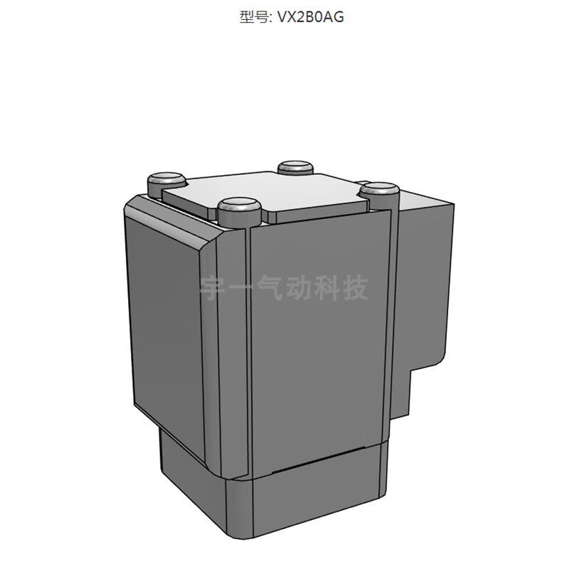 SMC 原装正品VX2B0AG系列 直动式2通电磁阀 空气集装用