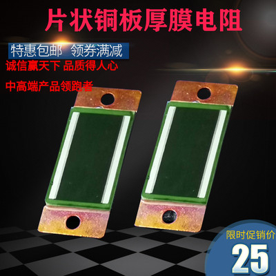 RMG大功率铜板厚膜高频负载无感电阻100W5R10R20R40R50R100R150欧