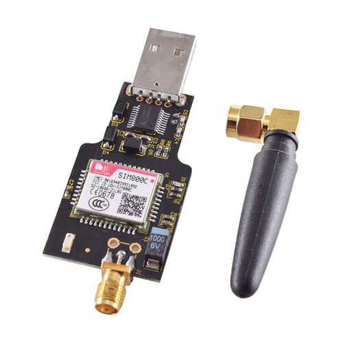 USB转GSM模块四频GSM/GPRS 收发带蓝牙功能SIM800C模块 CH340T