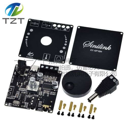 XY-AP15H大功率数字功放模块10W/15W/20W立体声蓝牙功放板12V/24V