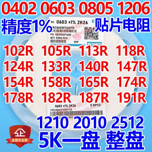 贴片电阻20.5K 21K 22K6 23K7 24K9 25K5 28K 29K4 31K6 33K2 34K
