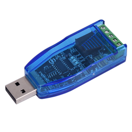 隔离型工业级 usb转rs485串口转换器模块 通讯ch340e TVS防护
