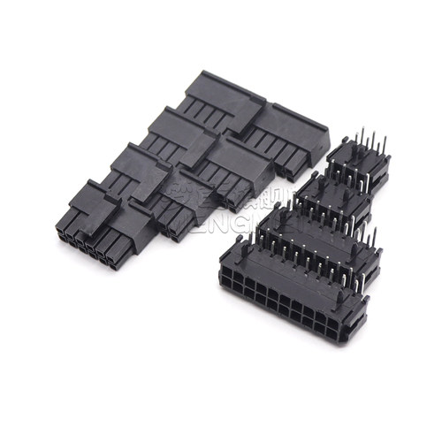 MX3.0双排连接器43025胶壳插头43045弯针座插座3.0mm端子接插件