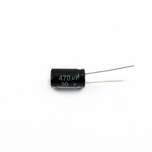 直插电解电容 470UF 50V 体积10*17MM 铝电解电容 50个