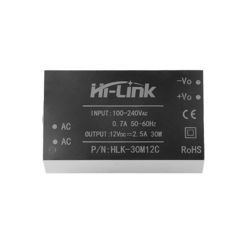 HLK-30M12C AC-DC隔离稳压电源模块220V转12V2.5A30W内置EMC电路