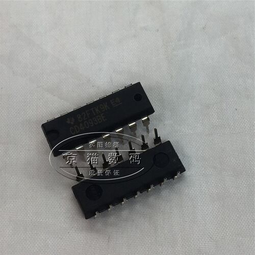 直插 CD4093BE DIP14 与非正反器 全新原装