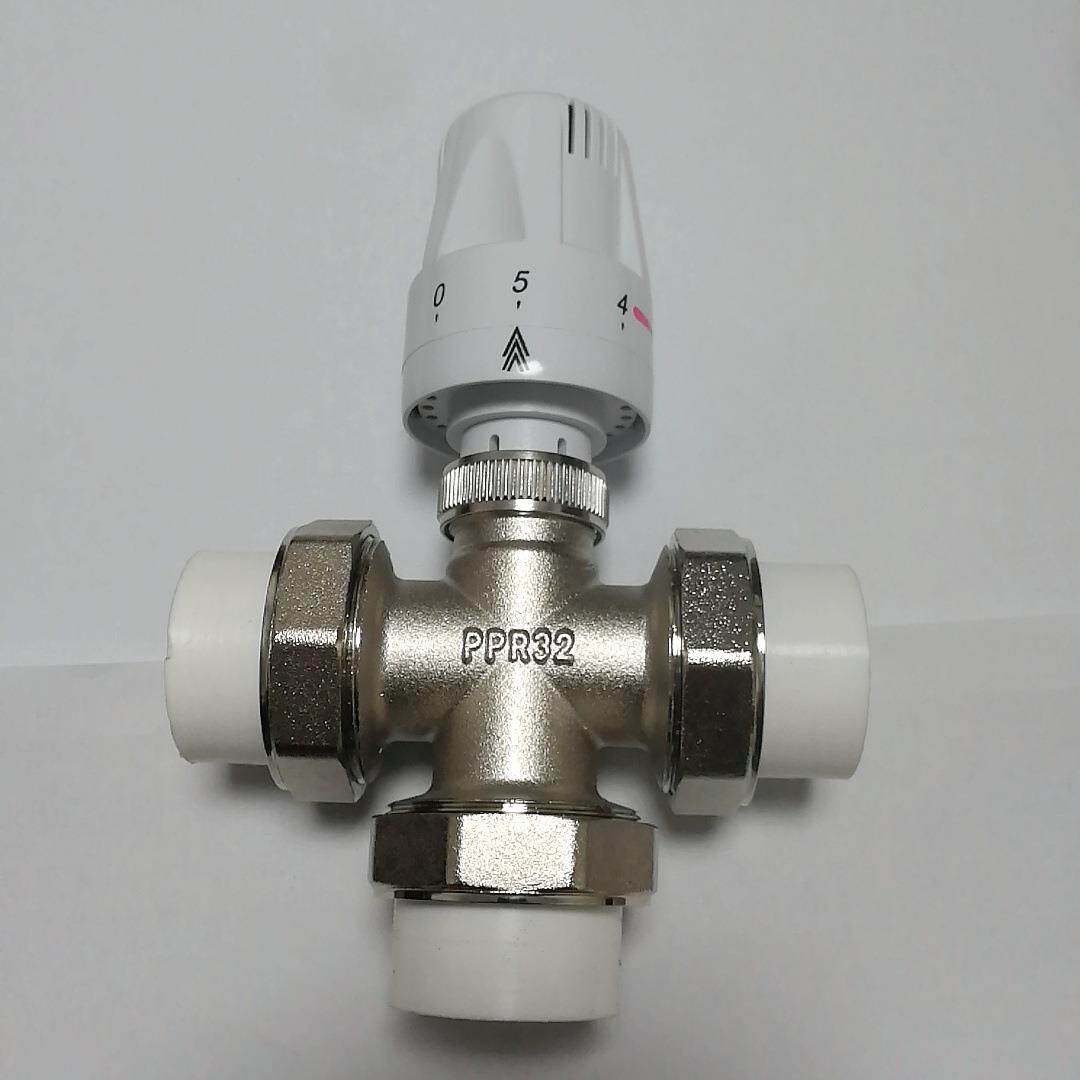 恩祥阀门散热器三头PPR32散热器自动恒温控阀温控阀直式.角式