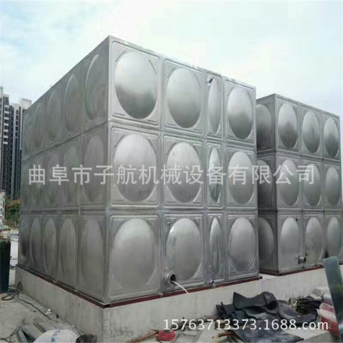 小区水塔方舱医院箱泵一体消防水箱500立方不锈钢承压水箱组合式