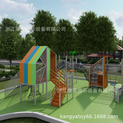 户内外大型不锈钢滑梯幼儿园设备非标儿童无动力室外游乐设施厂家
