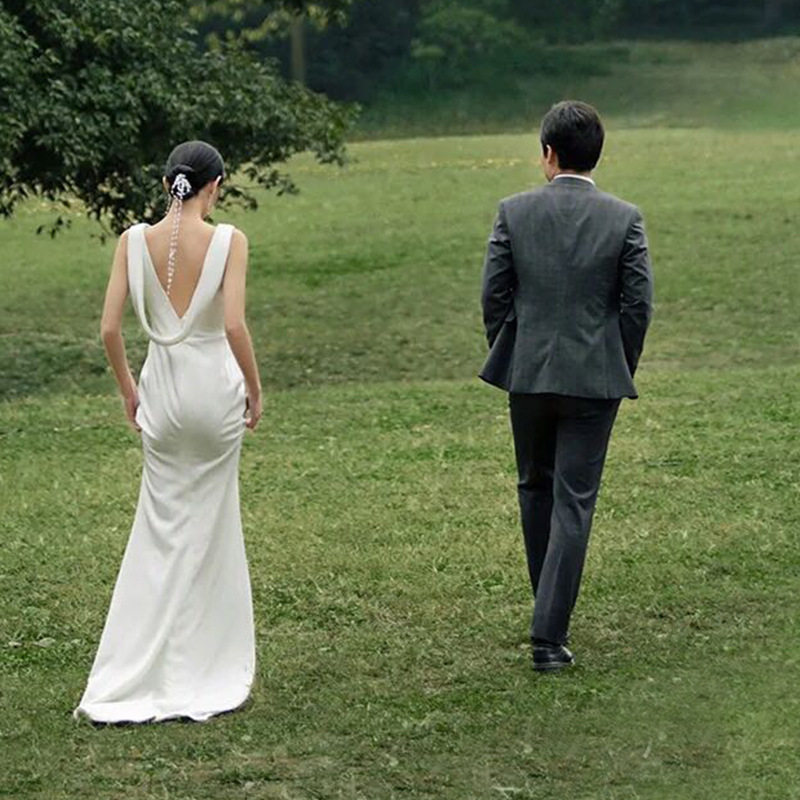 2026新款跨境韩式轻婚纱新娘婚纱
