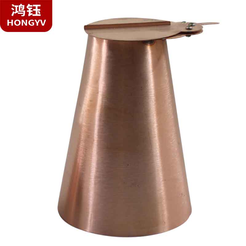 木炭铜火锅拔火冒火锅炉火锅帽纯铜火锅烟筒冒纯紫铜压火帽牛蛙锅