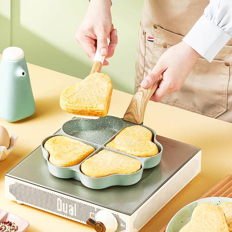 PAE爱心形煎鸡蛋汉堡堡早餐煎饼蛋神器煎蛋机煎锅锅平底锅不粘锅