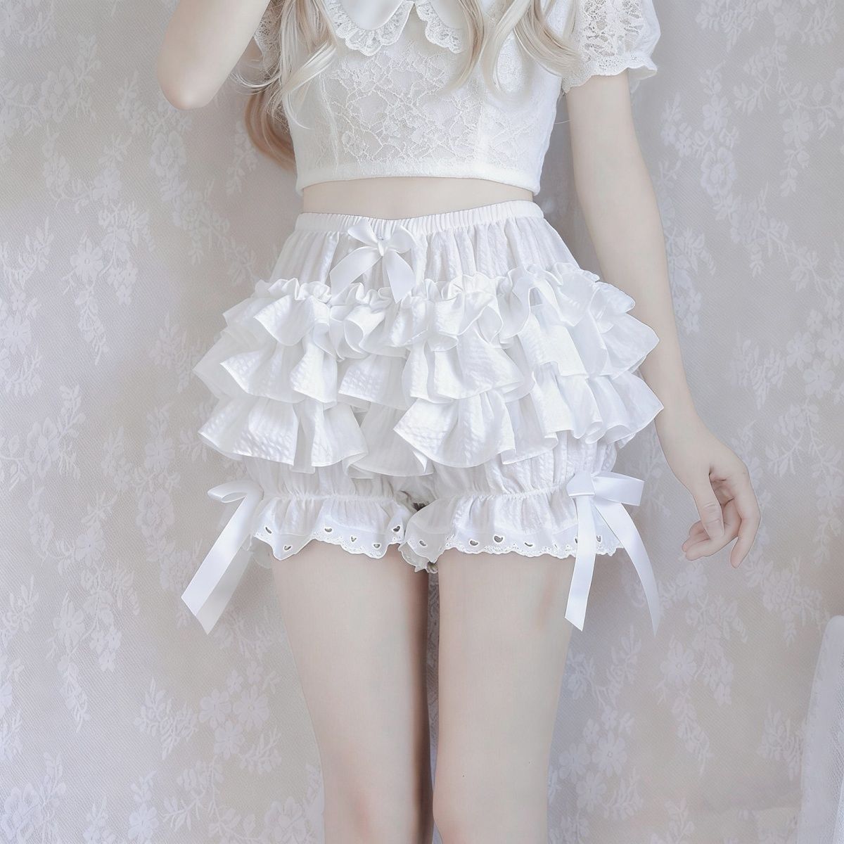 Lolita可爱蛋糕蓬蓬裙裤夏季打底