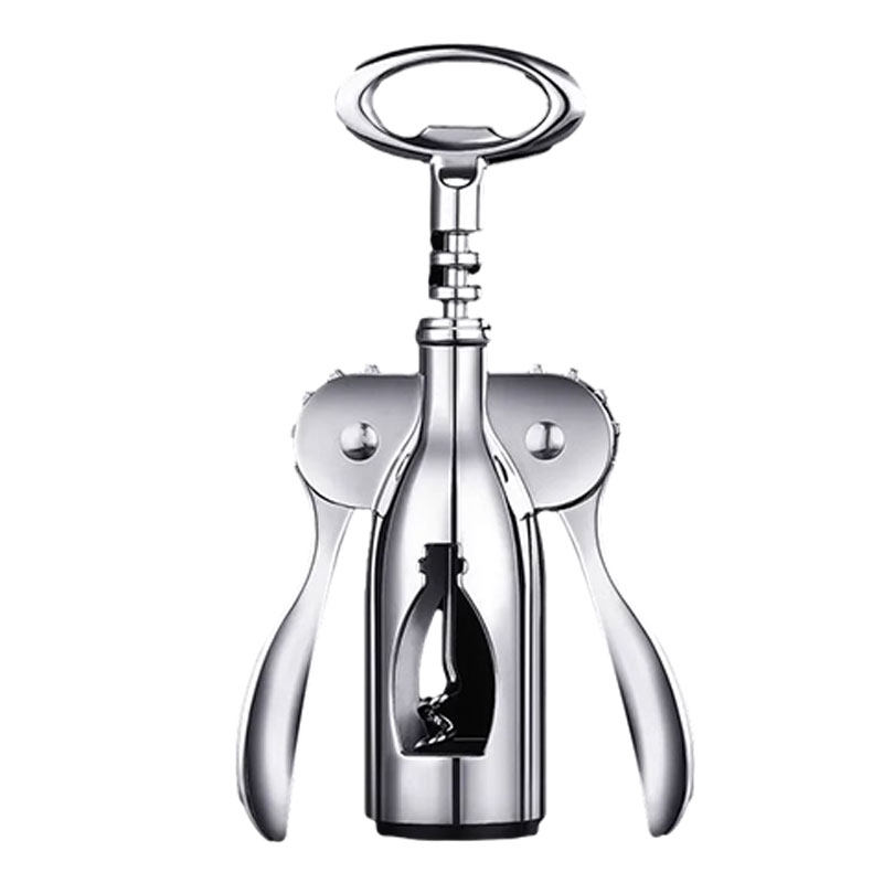 红酒开瓶器家用高级不锈钢起子高档神器开瓶套装葡萄酒啤酒二合一